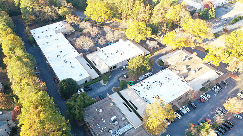 Parsons Roofing Company Portfolio Roof Re Cover Peachtree Flex Building Gallery 02