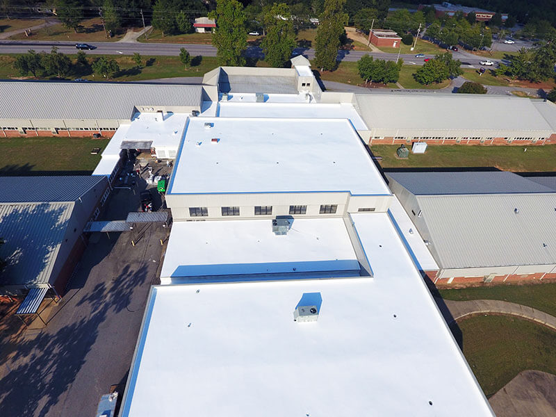 Parsons-Roofing-Company-Portfolio-Roof-Restoration-Oglethorpe-County-High-School-After