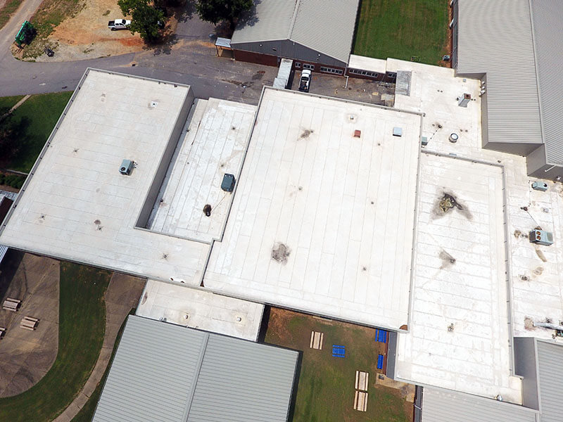 Parsons-Roofing-Company-Portfolio-Roof-Restoration-Oglethorpe-County-High-School-Before-03