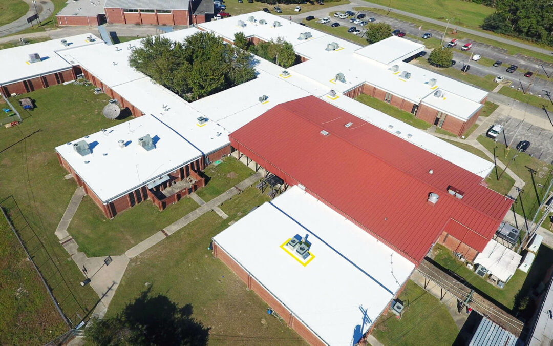 Parsons-Roofing-Company-Portfolio-Roof-Restoration-brooks-county-board-of-education-Top