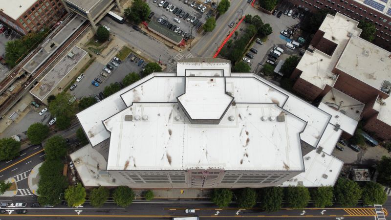 Parsons Roofing Company Portfolio Roof Replacement Atlanta City Detention Center After 04