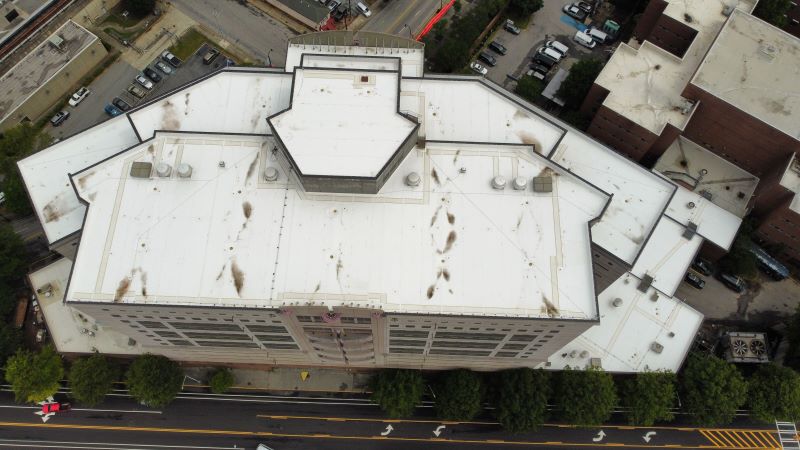 Parsons Roofing Company Portfolio Roof Replacement Atlanta City Detention Center After 05